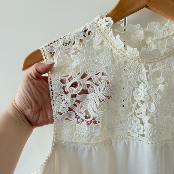 Theory Aronella Ivory Lace Dress - Picture 5 of 10